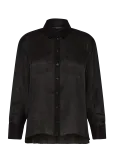 French Connection - Terry Crinkle Top - Pikkade varrukatega - S
