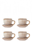 Bloomingville - Brenta Cup W/Saucer - Kohvitassid - 185 ML