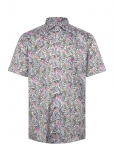 Lindbergh Black - 1927: Aop Shirt Wf S/S - L&uuml;hikeste varrukatega s&auml;rgid - XL