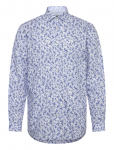 Lindbergh Black - Aop Shirt L/S - Mustriga s&auml;rgid - XXXL