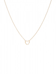 Enamel Copenhagen - Necklace, Organic Heart - Kett-kaelakeed - ONE SIZE 40 - 45 cm