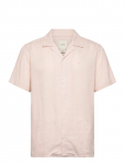 Calvin Klein - Ss Camp Collar Solid Linen Class - L&uuml;hikeste varrukatega s&auml;rgid - XXL