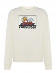 Knowledge Cotton Apparel - Relaxed Printed Crew Neck - Dressipluusid - XXL