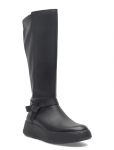 FitFlop - F-Mode Folded-Knot Flatform Tall Stretch Boots - P&otilde;lveni saapad - 41