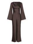 Gina Tricot - Satin Wide Sleeve Maxi Dress - Maksikleidid - 40