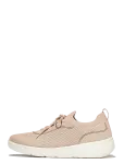 FitFlop - Super-Q Crystal-Trim Knit Slip-On Laced Sneakers - Madala s&auml;&auml;rega tossud - 38