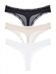 Dorina - Essential Microfibre Thong - Stringid - XXL