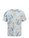 Jack & Jones - Jjhonolulu Aop Tee Ss Crew Neck - L&uuml;hikeste varrukatega - XXL