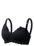 Momcozy - Momcozy  Yn46 L Seamless Support Floral Bra Black - Rasedusrinnahoidjad - L