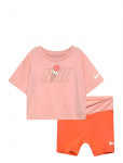 Nike - Nike Tee & Crossover Bike Short - Komplektid l&uuml;hikeste varrukatega T-s&auml;rgiga - 110/116