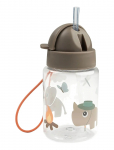 Done By Deer - Straw Bottle Tiny Trails Sand 280 Ml - Nokaga tasssid - &Oslash;7X H 15CM
