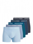 Jack & Jones - Jachenrik Solid Trunks 5 Pack Box Styd - Bokserid - XXL