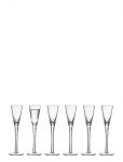 Lyngby Glas - Snapseglas Paris 2,5 Cl 6 Stk. Klar - Pitsid - 2.5 CL x 4.2