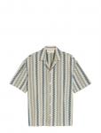 Tom Tailor - Loose Textured Crochet Resort Shirt - Vabaaja s&auml;rgid - XXL