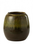 J-Line - Flower Pot Olive Cer Green - Lillepotid - H36CM