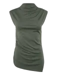 Object - Objkelly S/L High Neck Top E Tne 26 - Varrukateta - M