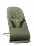 BabyBj&ouml;rn - Babybj&ouml;rn Bouncer Bliss, Woven, Petal Quilt, Dark Green - Baby Bouncers - ONE SIZE