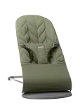 BabyBj&ouml;rn - Babybj&ouml;rn Bouncer Bliss, Woven, Petal Quilt, Dark Green - Baby Bouncers - ONE SIZE