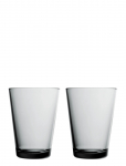 Iittala - Kartio Tumbler 40Cl Grey 2Pc - Joogiklaasid - 40 CL