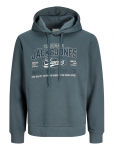 Jack & Jones - Jjelogo Sweat Hood 2 Col Aw26 Sn - Kapuutsiga pusad - XL