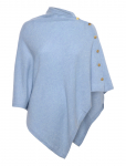 Davida Cashmere - Poncho Gold Buttons - Pont&scaron;od - ONE SIZE