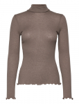 Rosemunde - Rwburlington Wool Ls T-Neck T-Shirt - K&otilde;rge kaelusega - M