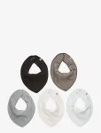 Pippi - Bandana Bib - Solid  (5-Pack) - Pudip&otilde;lled - ONE SIZE