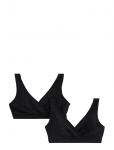 Lindex - Bra Nursing Wrap Top Co 2 P - Rasedusrinnahoidjad - M