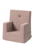 By KlipKlap - Kk Kids Chair - Soft Rose W. Rose - Furniture - ONE SIZE