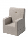 By KlipKlap - Kk Kids Chair Xl - Beige W. Sand - Furniture - ONE SIZE