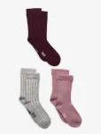 Minymo - Wool Socks - Rib 3-Pack - Sokid - 15-18