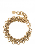 By Jolima - Jackie Bracelet, Gold - K&auml;eketid - ONE SIZE