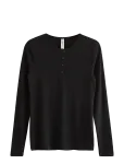Lindex - Ribbed Long Sleeve Pyjama Top - Pikkade varrukatega - XXL