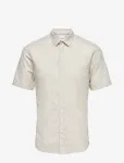ONLY & SONS - Onscaiden Life Ss Solid Linen Shirt Noos - L&uuml;hikeste varrukatega - XL