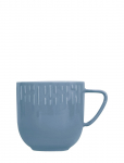 Aida - Confetti Blueberry Krus M/Relief Porcel&aelig;n 1 Stk 35 Cl. - Kohvitassid - 35 CL x 11.5