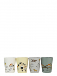 R&auml;tt Start - Pippi Circus, Collector`s Set Mugs, 4-Pack - Cups - ONE SIZE