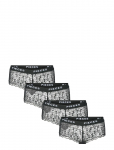 Pieces - Pclogo Lace Hipster 4-Pack - Alusp&uuml;ksid - XS