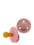 Mininor - Round Pacifier Latex 0M Grey - Lutid - 0 M