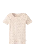 Lil'Atelier - Nmfhulla Hua Ss Slim Top Lil - L&uuml;hikeste varrukatega - 110