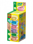 SES Creative - Fingerpaint Pastel 6X45Ml - V&auml;rvid - ONE SIZE