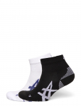 Asics - 2 Pack Cushioned Run Quarter Sock - Spordisokid - XL