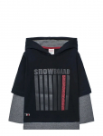 Boboli - Knit Hooded T-Shirt - Kapuutsiga pusad - 116
