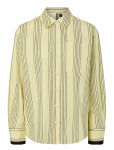 Pieces - Pcjamie Ls Loose Shirt Wvn D2D Pp - Pikkade varrukatega - L