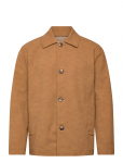 Brixtol Textiles - Alfred Faux Suede Tan Suede - Kerged jakid - M