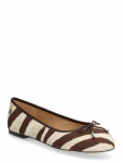 Lauren Ralph Lauren - Jayna Zebra-Print Canvas Flat - Baleriinad - 41