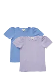 Creamie - T-Shirt Ss 2-Pack - L&uuml;hikeste varrukatega - 104