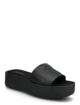 Calvin Klein - Flatf Sndl Lth Mg - Platvormsandaalid - 36