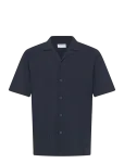 Lindbergh - Seersucker Shirt S/S - L&uuml;hikeste varrukatega s&auml;rgid - M