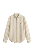Gant - Reg Cotton Linen Stripe Shirt - Vabaaja s&auml;rgid - XXL