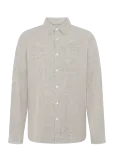 Knowledge Cotton Apparel - Dune Regular Stripe Shirt - Vabaaja s&auml;rgid - S